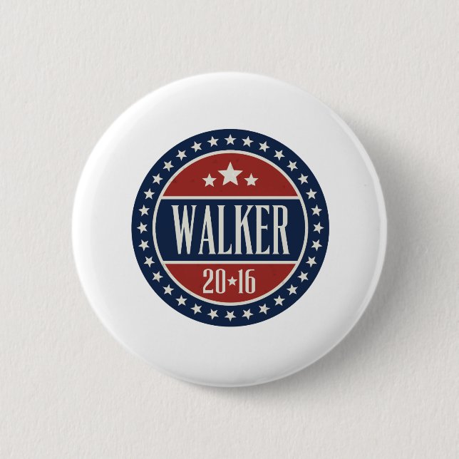 Walker 2016 Abzeichen Stars und Circles Button (Vorderseite)