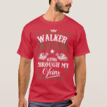 WALKER Blood Runs Through My Veins WALKER Family V T-Shirt<br><div class="desc">WALKER Blood Runs Through My Veins WALKER Family Vintage  .</div>