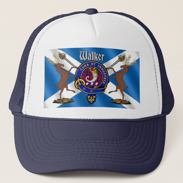 Walker Clan Abzeichen Trucker Hat Truckerkappe (Vorderseite)