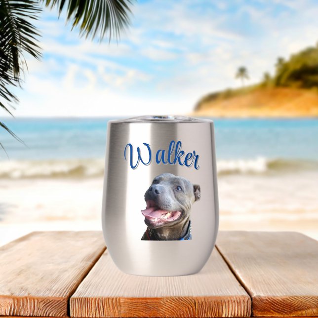 Walker Name mit Staffy Bull Terrier,  (Strand (gedreht))