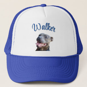 Walker Name mit Staffy Bull Terrier, Truckerkappe