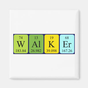 Walker Periodenmagnet Magnet