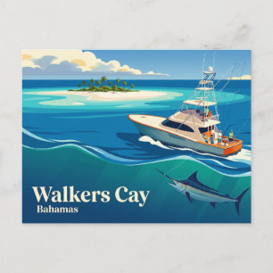 Walkers Cay Bahamas Postkarte
