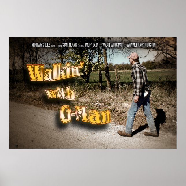 Walkin' mit G-Man Poster (Vorne)