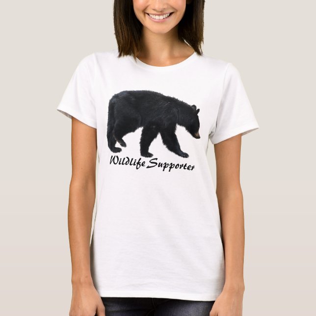 Walking Black Bar Animal Lover Shirt (Vorderseite)