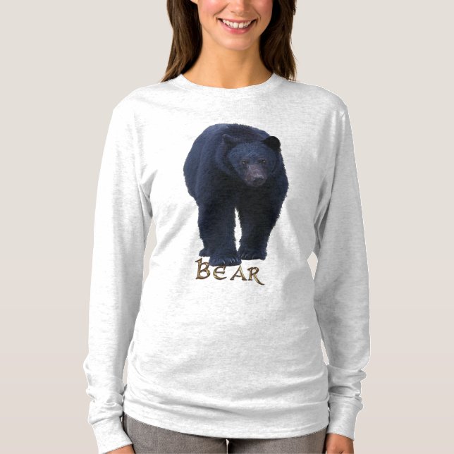 Walking Black Bar Animal-Lover-Shirt T-Shirt (Vorderseite)