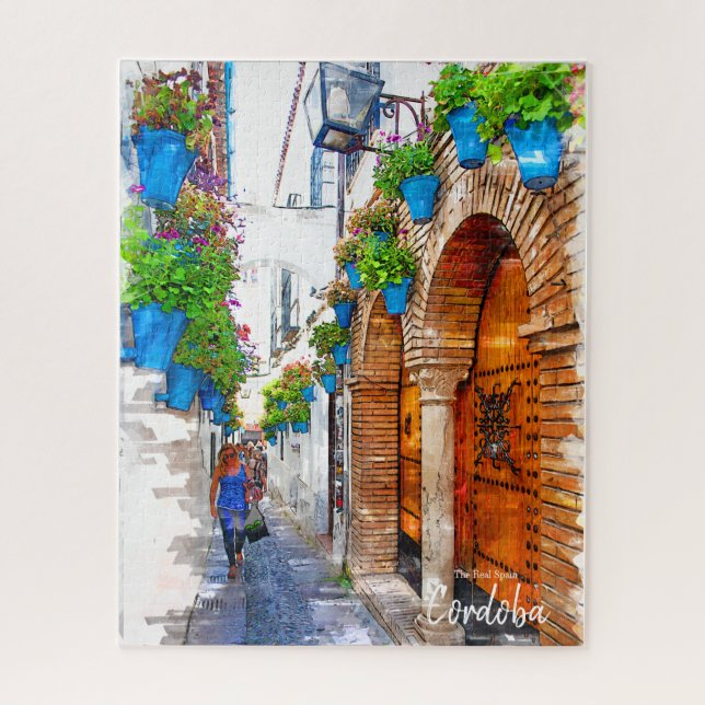 Walking Cordobas Alley - Spanien (Vertikal)