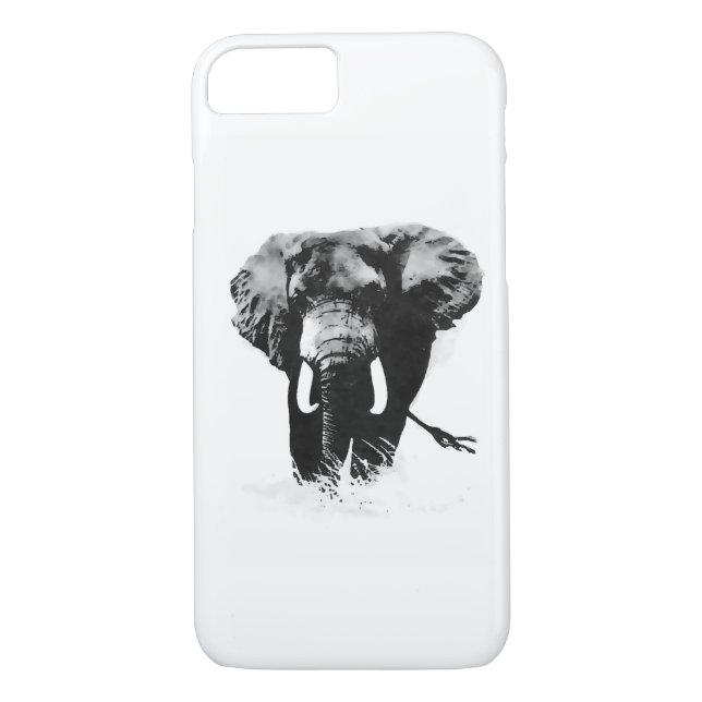 Walking Elephant iPhone 7 Fall Case-Mate iPhone Hülle (Rückseite)