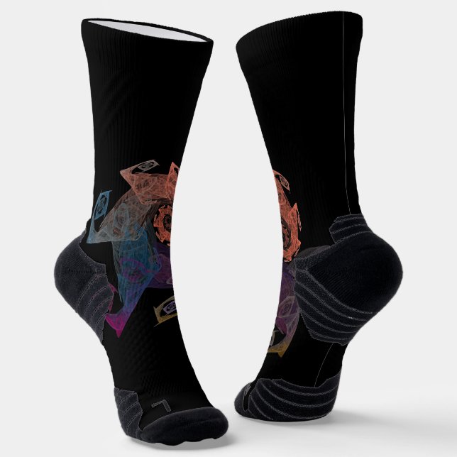 Walking Fraktal Socken (Gewinkelt)