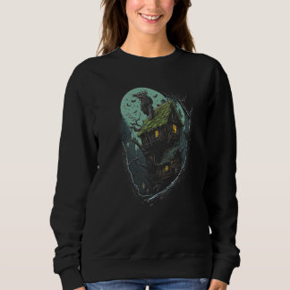 Walking House on Chicken Legs Slavic folklore Baba Sweatshirt