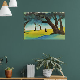 Walking im Wald Poster