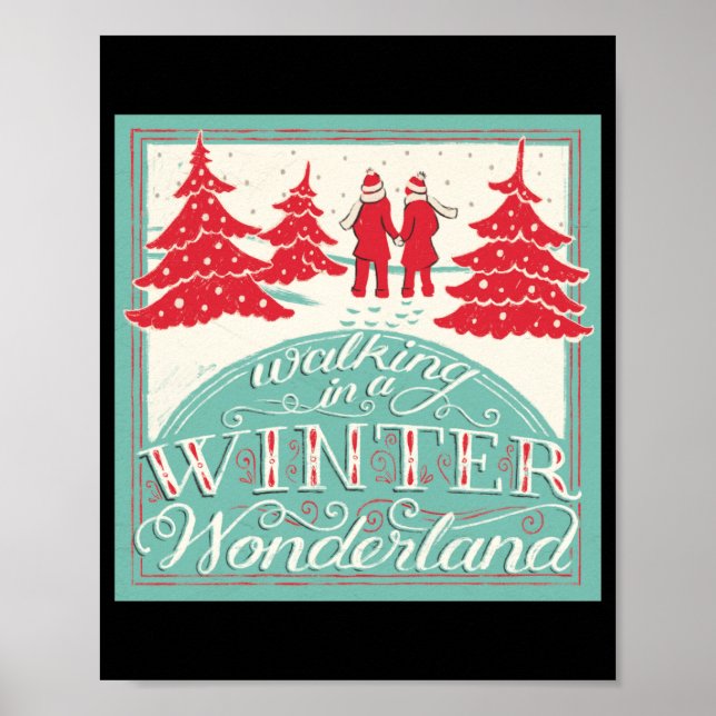 Walking In A Winter Wonderland  Poster (Vorne)