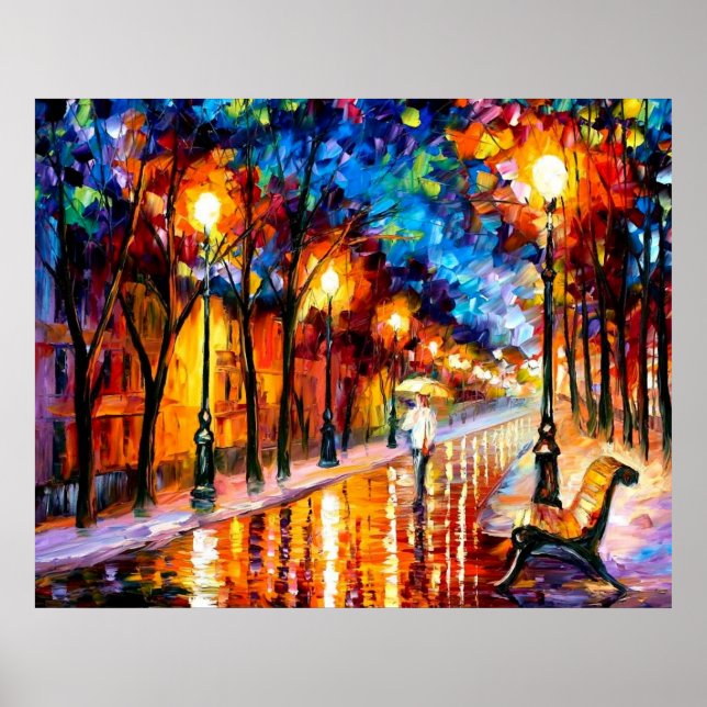 Walking in the Rain Poster (Vorne)