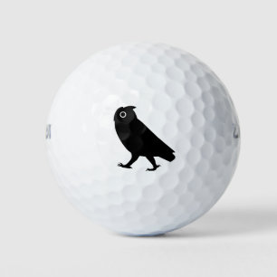 Walking Owl Silhouette Golfball