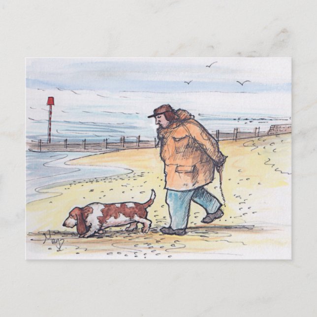 Walking the Dog - 02 Postkarte (Vorderseite)