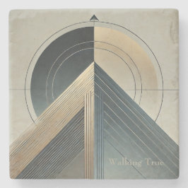 Walking True Steinuntersetzer