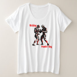 Walkpulver Große Größe T-Shirt
