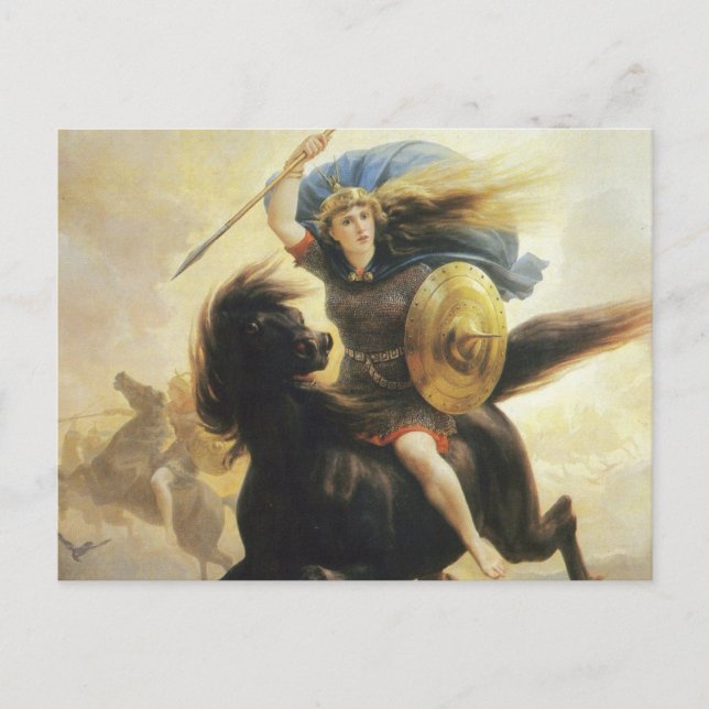 Walküre Postkarte (Vorderseite)