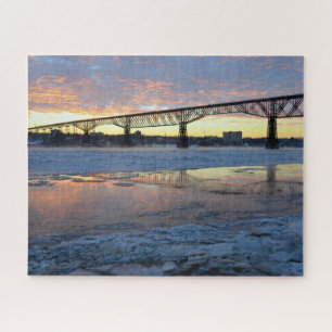 Walkway Winter Sunrise