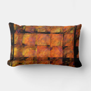 Wall Abstrakt Art Lumbar Kissen