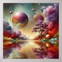 Wall Art, Abstrakt, modern, Poster