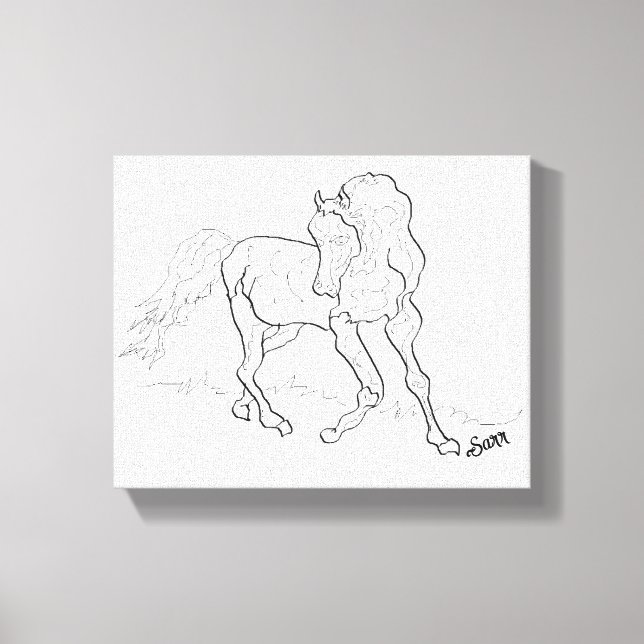 Wall Art: Arabian Leinwanddruck (Vorderseite)