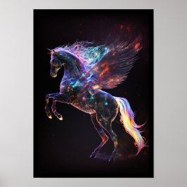 Wall Art "Cosmic Pegasus" Poster