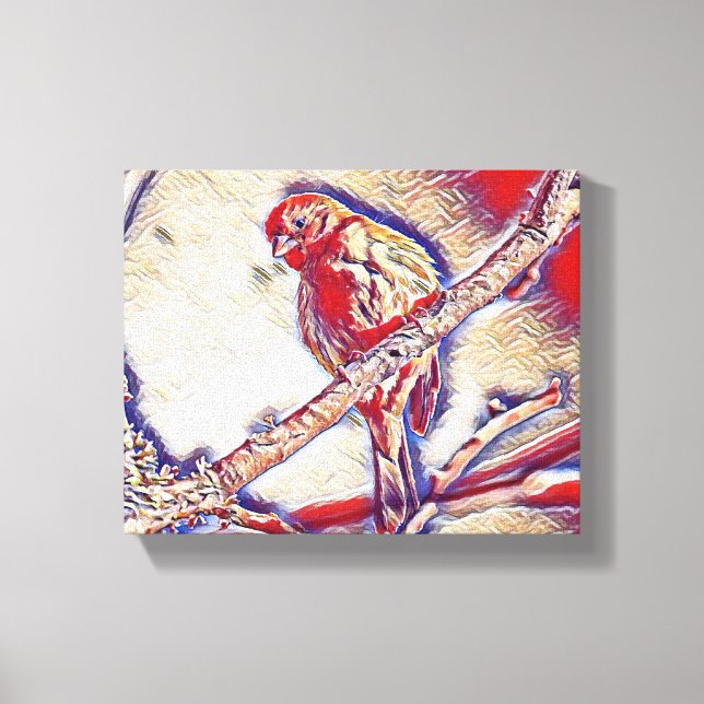 Wall Art Creation: Eine Reise in Brushstrikes" Leinwanddruck (Vorderseite)