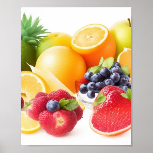 Wall Art exotische Früchte Plakat