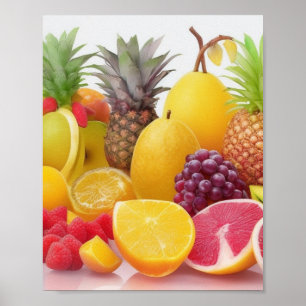 Wall Art exotische Früchte Plakat
