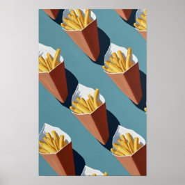 Wall Art. Französische Pommes Frites. Poster