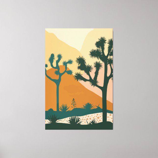 Wall Art Joshua Tree Nationalpark Splendor Leinwanddruck (Vorderseite)