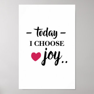 wall art motivational quote - joy poster