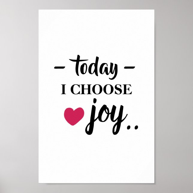wall art motivational quote - joy poster (Vorne)