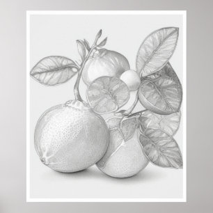 Wall Art Obstposter Poster