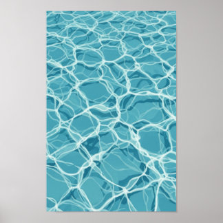 Wall Art. Pool Wasser. Poster