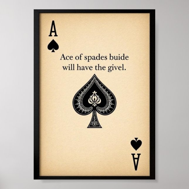 Wall Art Poster (Vorne)