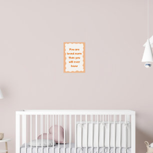 Wall Art Poster for Kids Room (ungerahmt)