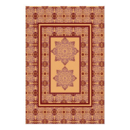 Wall Art Poster peach and maul