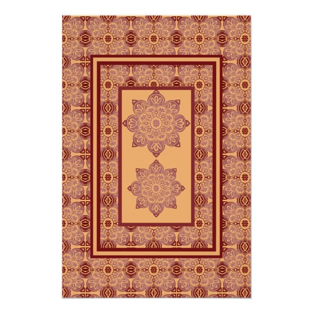 Wall Art Poster peach and maul (Vorderseite)