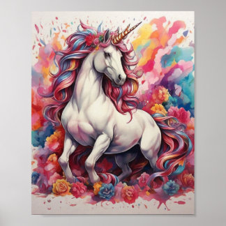 Wall Art Poster Unicorn