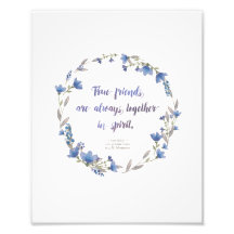 Wall Art Print - Anne zitiert