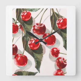 Wall Art Quadratische Wanduhr