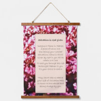 Wall Art Scroll "Rettung ist Gott gegeben
