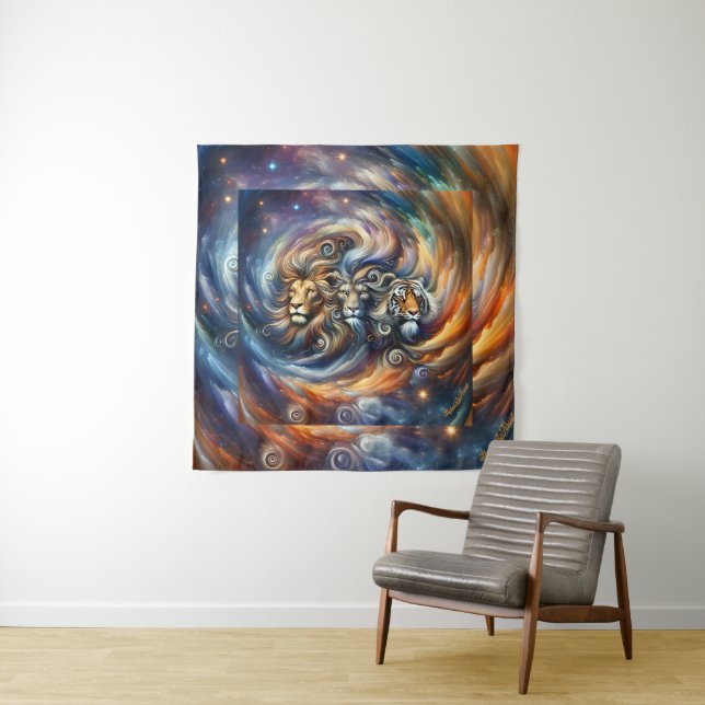 Wall art StyledByTrreal Collection Holzkunst Wandteppich (Beispiel)