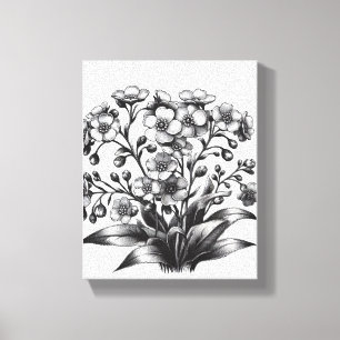WALL ART Vergessen-ich-nicht-Tag Leinwanddruck
