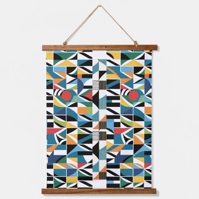 Wall-Art Wandteppich Mit Holzrahmen (Vorderseite)
