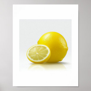 Wall Art Zitronenposter Poster
