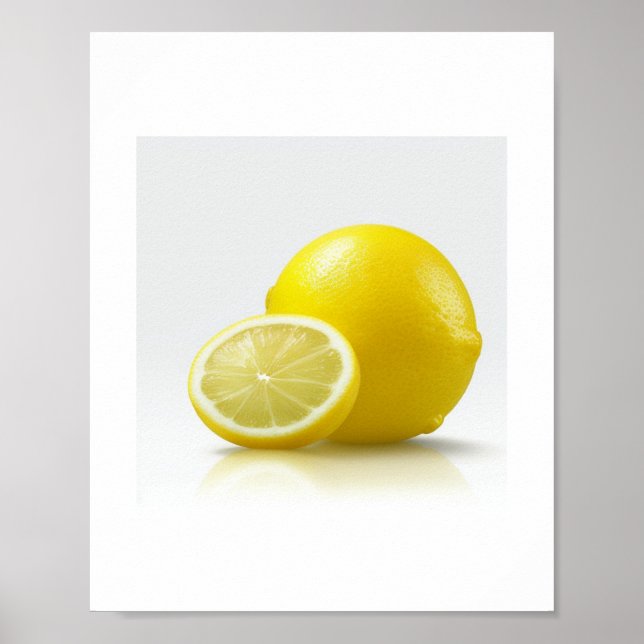 Wall Art Zitronenposter Poster (Vorne)