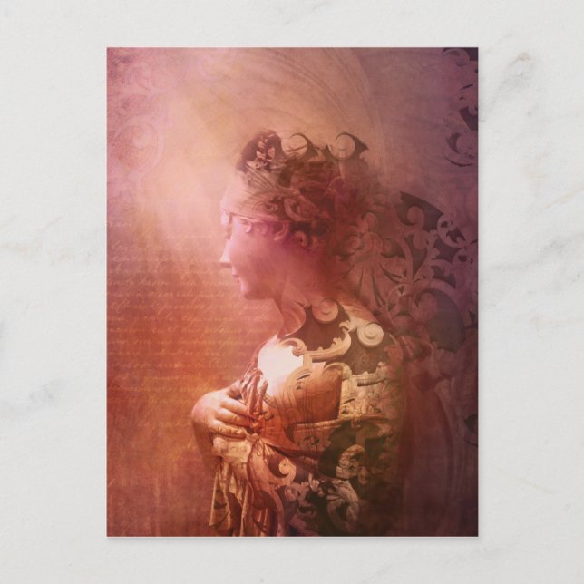 Wall-Blume Postkarte (Vorderseite)